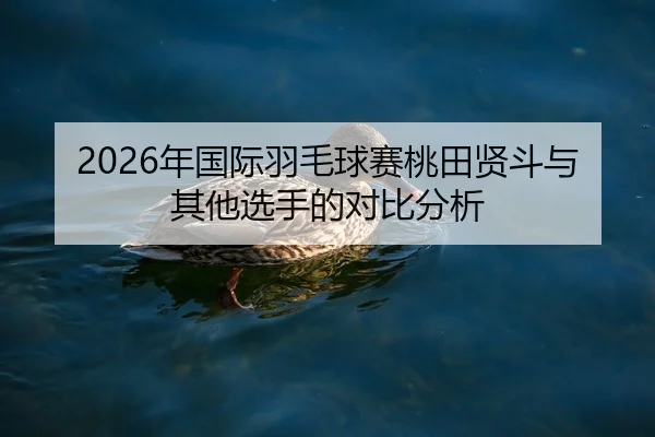 2026年国际羽毛球赛桃田贤斗与其他选手的对比分析