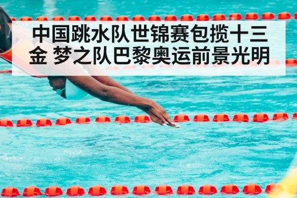 中国跳水队世锦赛包揽十三金 梦之队巴黎奥运前景光明